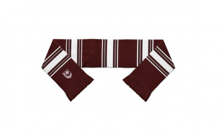 Šal pleteni - bar bordo