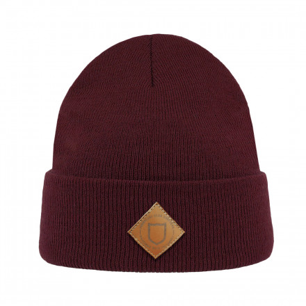 Kapa pletena - bordo