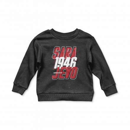 BK - Dječija sweatshirt - Sarajevo 1946 crna